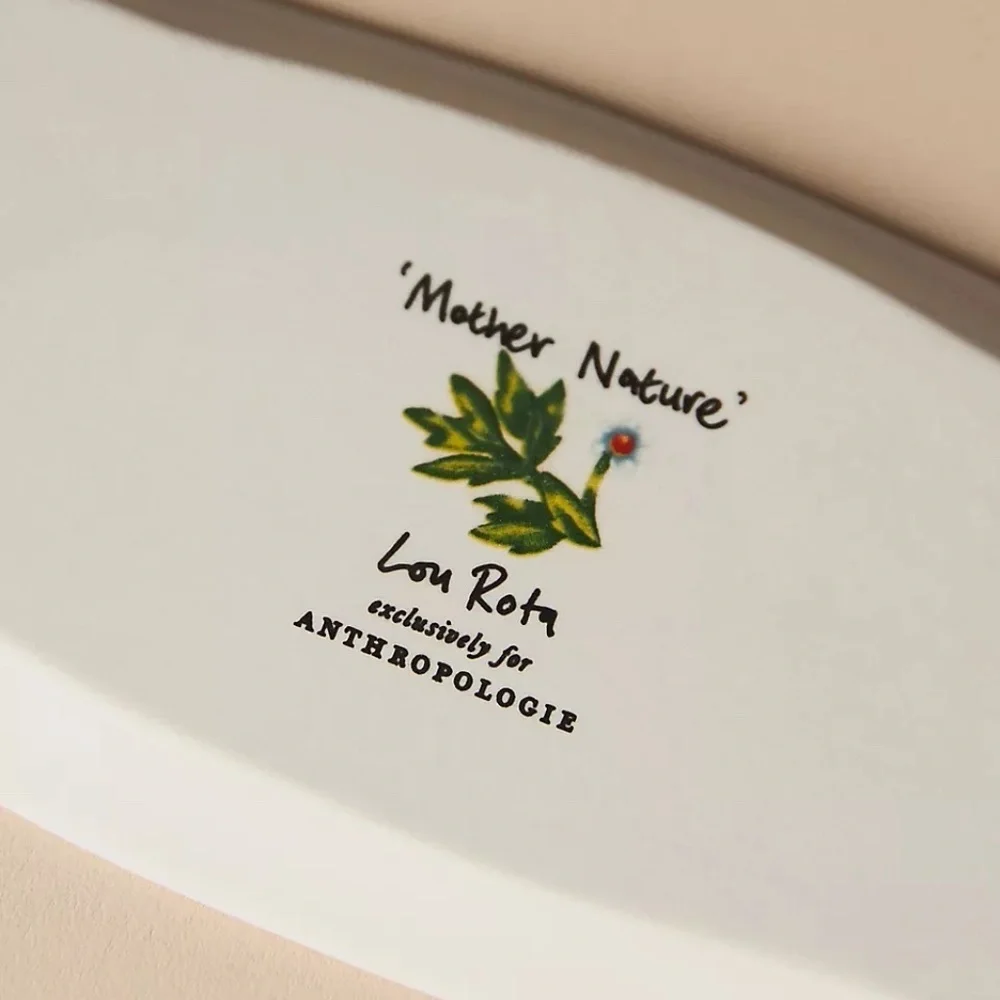 NWT Anthropologie Lou Rota Nature Butter Dish Hummingbird
